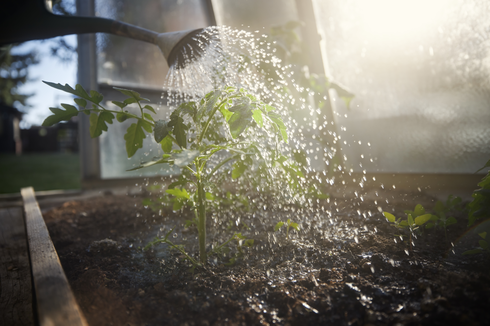 arrosage et paillage jardin economie eau occitanie plantation